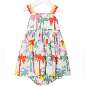 Stella McCartney Kids - Baby Girls Multicolor Palm Trees Dress - Size: 36M